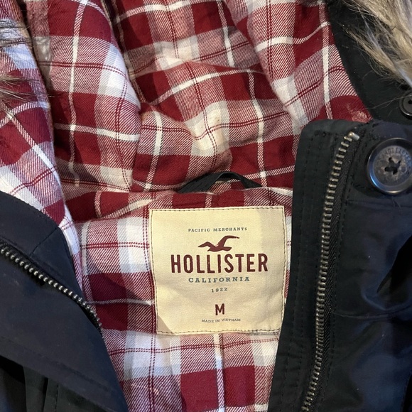 Spring and fall black coat women medium Hollister - Picture 2 of 5